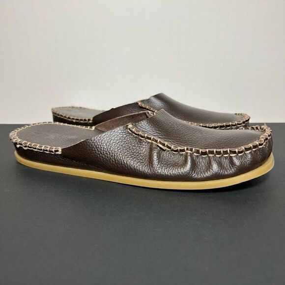 Womens SOUL OF AFRICA Nerina Khulani Leather Slip On Loafers / Size 7.5 - EU 38 - Picture 1 of 9